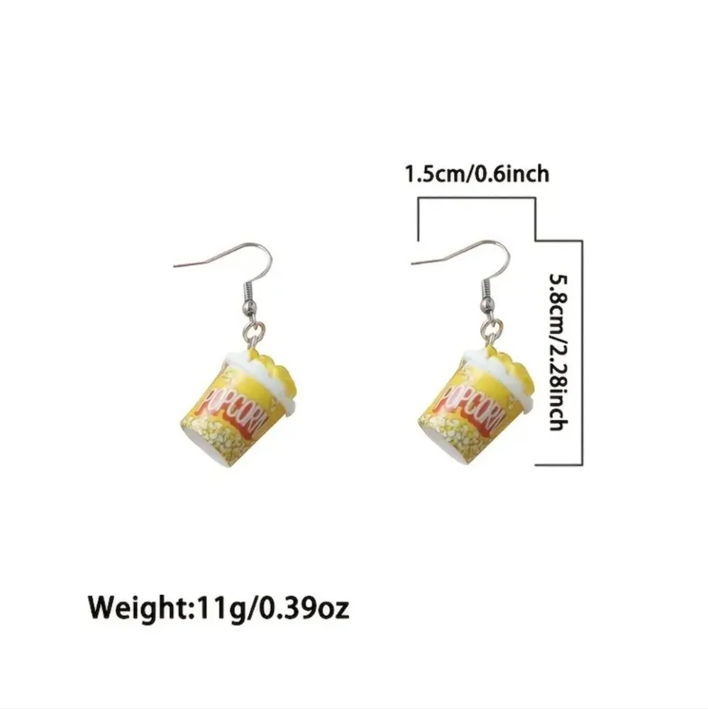 Pierced Popcorn Earrings - Picture 9 of 9